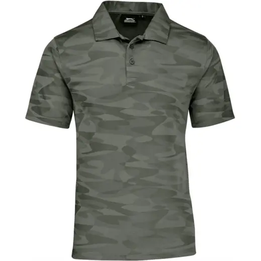 Mens Volition Golf Shirt Military Green